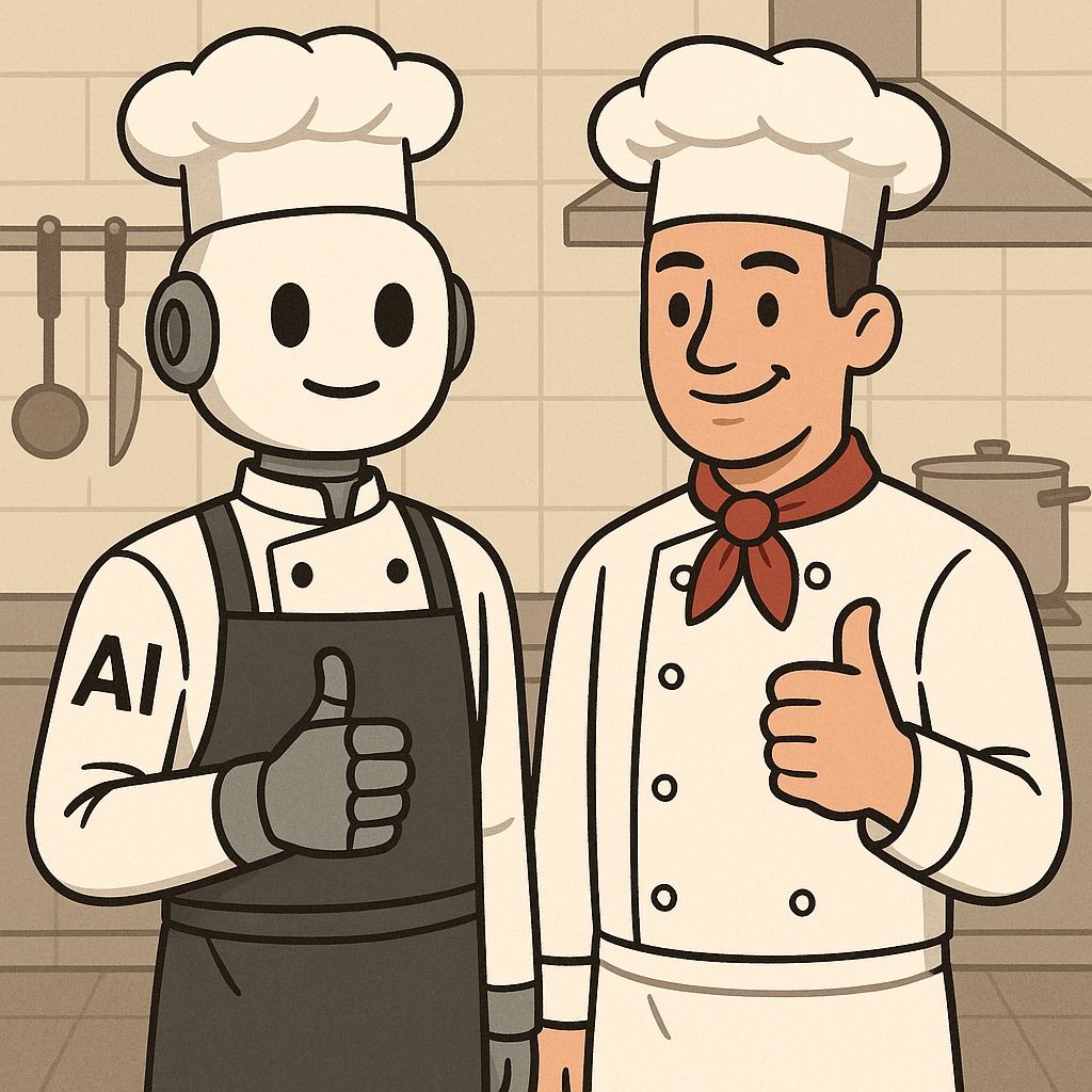 เมื่อ AI คือพ่อครัว แม่ครัว (Cook) โดยมี👨‍🍳 คนเป็นหัวหน้าพ่อครัว (Chef)